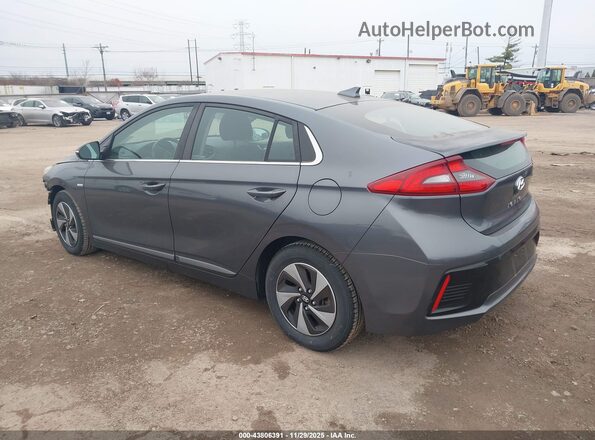 KMHC75LC8JU103944 2018 HYUNDAI IONIQ HYBRID Gray უკანა მარცხენა