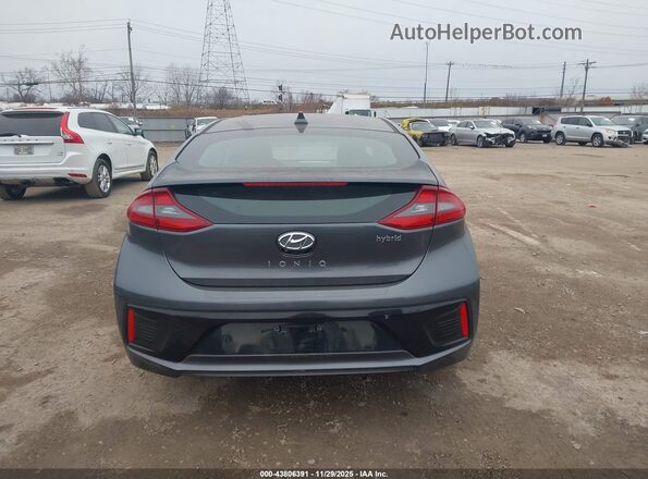 KMHC75LC8JU103944 2018 HYUNDAI IONIQ HYBRID Gray 