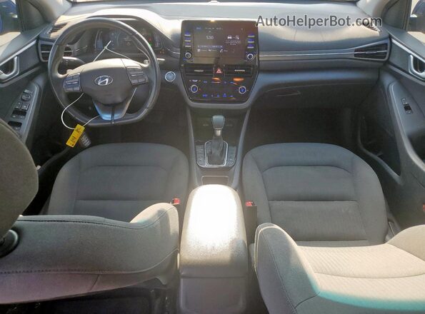 KMHC75LC8NU269239 2022 HYUNDAI IONIQ Синий Вид панели приборов