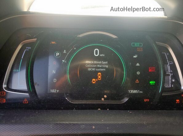 KMHC75LC8NU269239 2022 HYUNDAI IONIQ Синий Вид щитка приборов