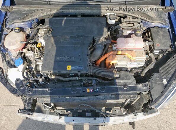 KMHC75LC8NU269239 2022 HYUNDAI IONIQ Синий Вид задней части салона