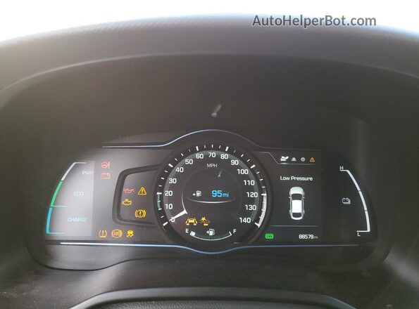 KMHC75LCXKU105955 2019 HYUNDAI IONIQ White 