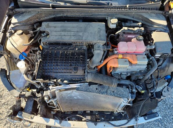 KMHC75LCXMU261156 2021 HYUNDAI IONIQ Black Սալոնի հետևի տեսք