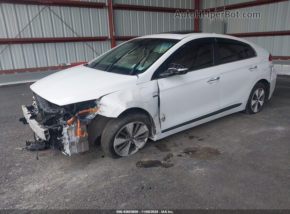 KMHC75LD3KU147148 2019 HYUNDAI IONIQ PLUG-IN HYBRID Белый Передняя левая четверть