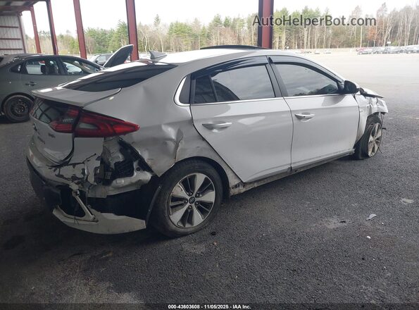 KMHC75LD3KU147148 2019 HYUNDAI IONIQ PLUG-IN HYBRID Белый Задняя правая четверть