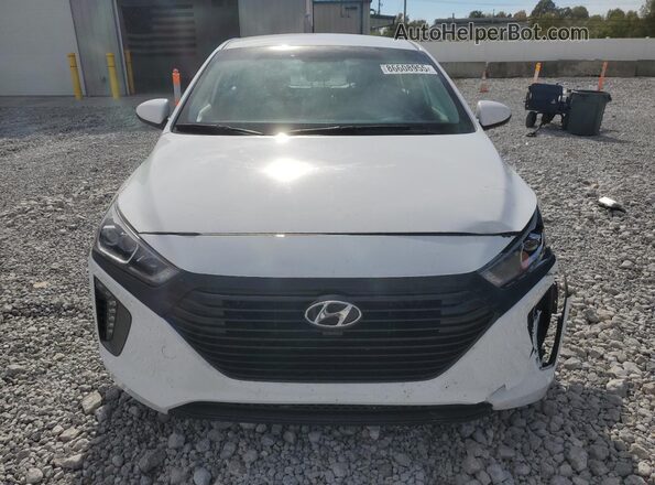 KMHC75LD6JU076168 2018 HYUNDAI IONIQ White Widok z przodu