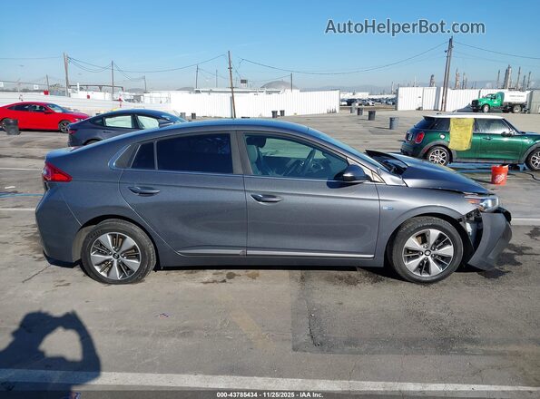KMHC75LD6KU110790 2019 HYUNDAI IONIQ PLUG-IN HYBRID Gray Սալոնի 360 աստիճան տեսք