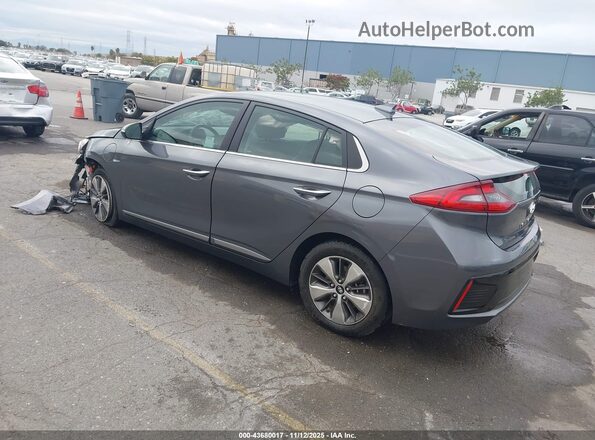 KMHC75LDXKU184391 2019 HYUNDAI IONIQ PLUG-IN HYBRID Серый Задняя левая четверть