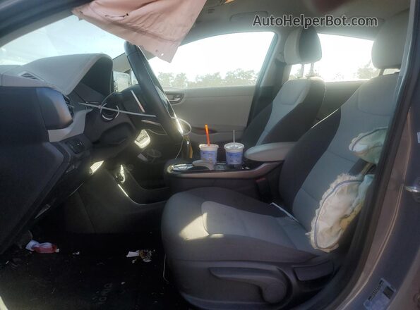 KMHC75LJ1LU063689 2020 HYUNDAI IONIQ Gray Вид салону спереду