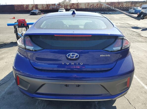 KMHC75LJ1LU068620 2020 HYUNDAI IONIQ Blue უკანა ხედი