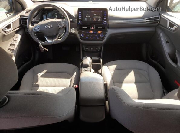 KMHC75LJ1LU068620 2020 HYUNDAI IONIQ Blue წინა პანელის ხედი