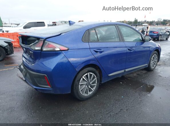 KMHC75LJ7MU077128 2021 HYUNDAI IONIQ ELECTRIC Dark Blue Rear right
