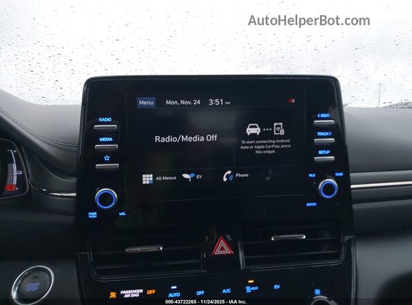 KMHC75LJ7MU077128 2021 HYUNDAI IONIQ ELECTRIC Dark Blue 