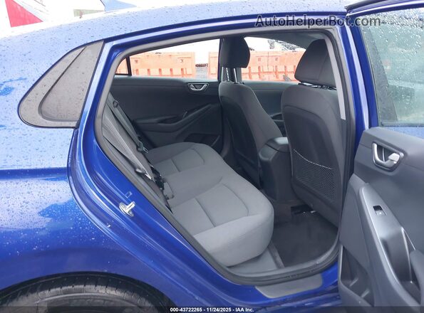 KMHC75LJ7MU077128 2021 HYUNDAI IONIQ ELECTRIC Dark Blue VIN sticker view