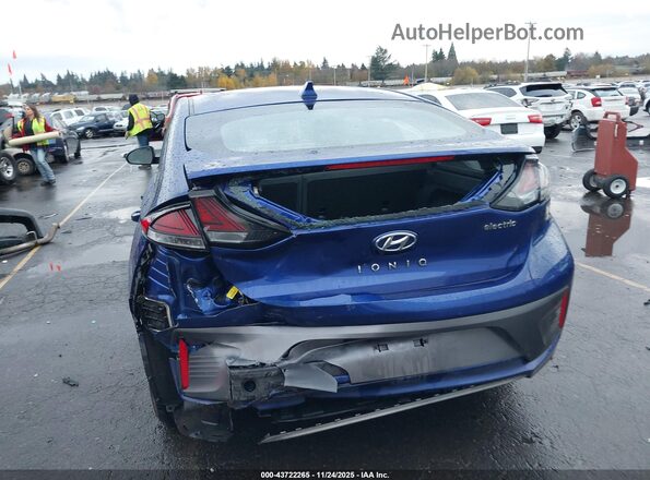 KMHC75LJ7MU077128 2021 HYUNDAI IONIQ ELECTRIC Dark Blue Front view