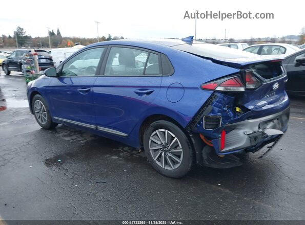 KMHC75LJ7MU077128 2021 HYUNDAI IONIQ ELECTRIC Dark Blue Rear left