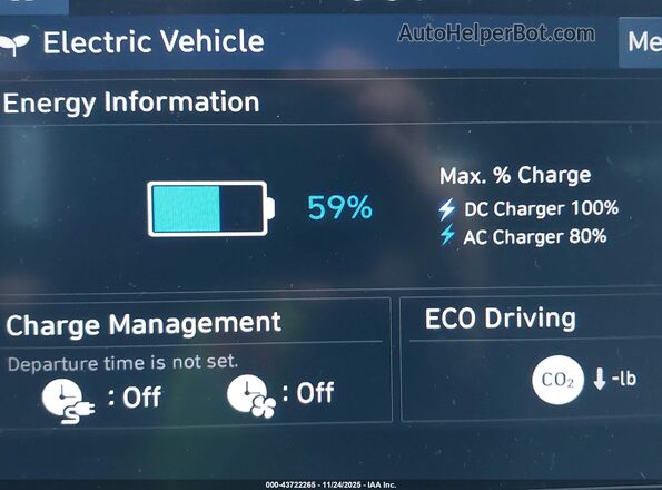 KMHC75LJ7MU077128 2021 HYUNDAI IONIQ ELECTRIC Dark Blue 