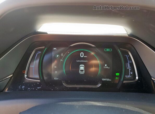 KMHC85LC0MU259350 2021 HYUNDAI IONIQ Silver Instrument cluster view