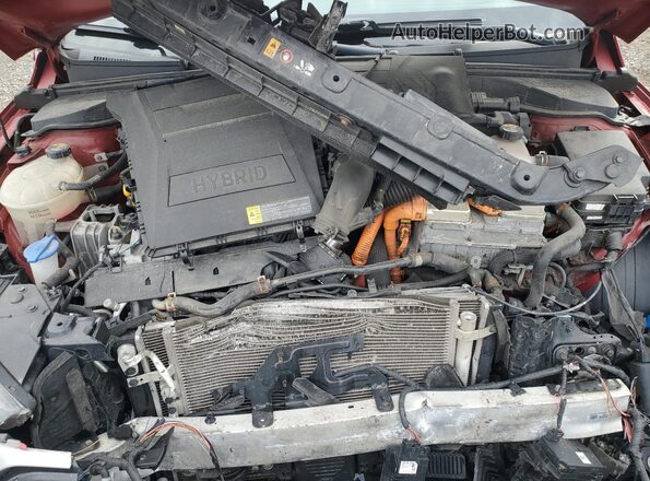 KMHC85LC9LU235689 2020 HYUNDAI IONIQ Red Engine compartment view