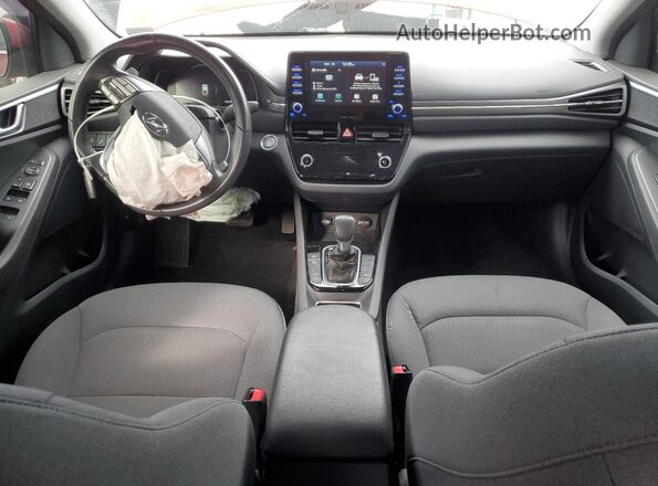 KMHC85LC9LU235689 2020 HYUNDAI IONIQ Red Dashboard view