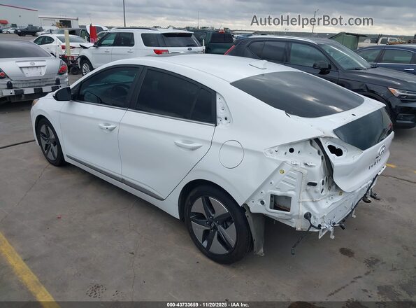 KMHC85LC9MU255636 2021 HYUNDAI IONIQ HYBRID Белый Задняя левая четверть