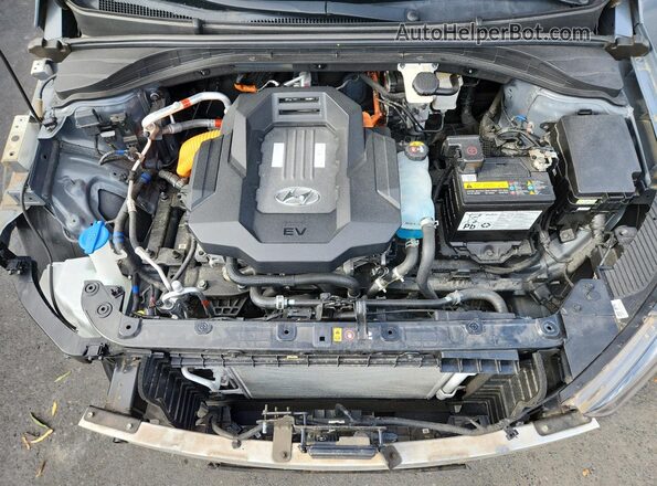 KMHC85LJ0LU071618 2020 HYUNDAI IONIQ Gray Widok wnętrza z tyłu