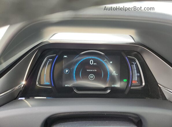 KMHC85LJ0LU071618 2020 HYUNDAI IONIQ Gray Widok zestawu wskaźników