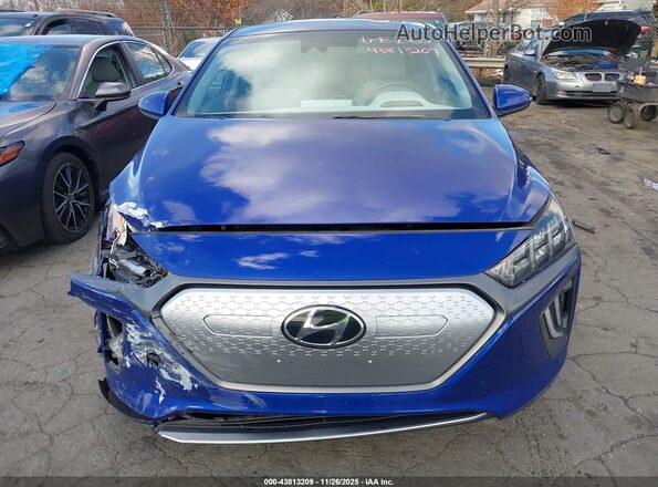 KMHC85LJ5LU061537 2020 HYUNDAI IONIQ ELECTRIC Blue Вид щитка приладів