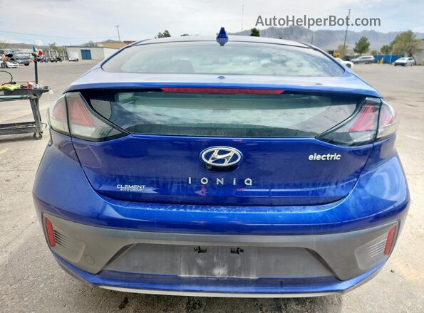 KMHC85LJ6LU072482 2020 HYUNDAI IONIQ Blue უკანა ხედი
