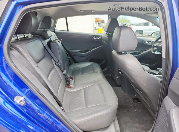 KMHC85LJ6LU072482 2020 HYUNDAI IONIQ Blue უკანა სავარძლების ხედი
