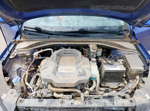 KMHC85LJ6LU072482 2020 HYUNDAI IONIQ Blue უკანა სალონის ხედი