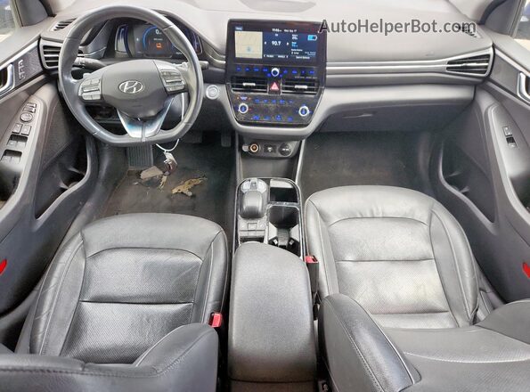KMHC85LJ6LU072482 2020 HYUNDAI IONIQ Blue წინა პანელის ხედი