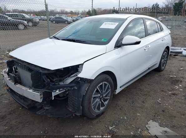 KMHC85LJ7MU077076 2021 HYUNDAI IONIQ ELECTRIC White Front left