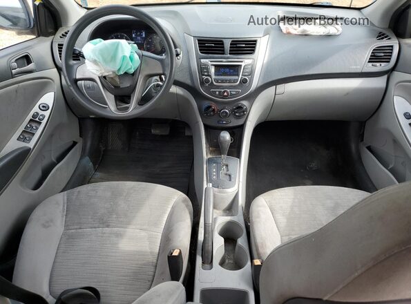 KMHCT4AE1HU173273 2017 HYUNDAI ACCENT White წინა პანელის ხედი