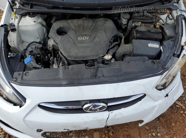 KMHCT4AE1HU173273 2017 HYUNDAI ACCENT White უკანა სალონის ხედი