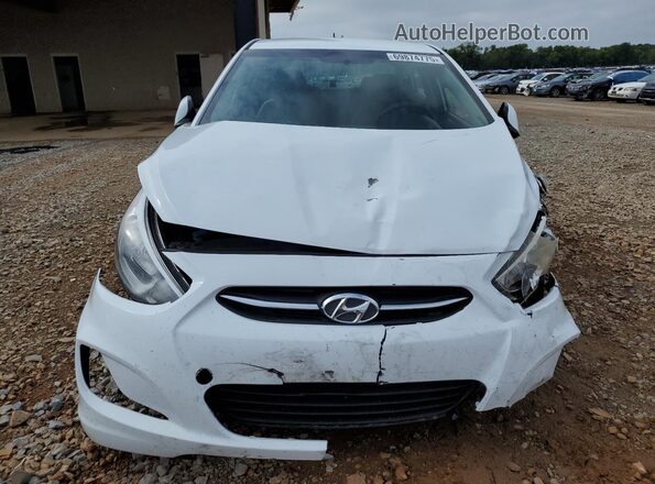 KMHCT4AE1HU173273 2017 HYUNDAI ACCENT White წინა ხედი