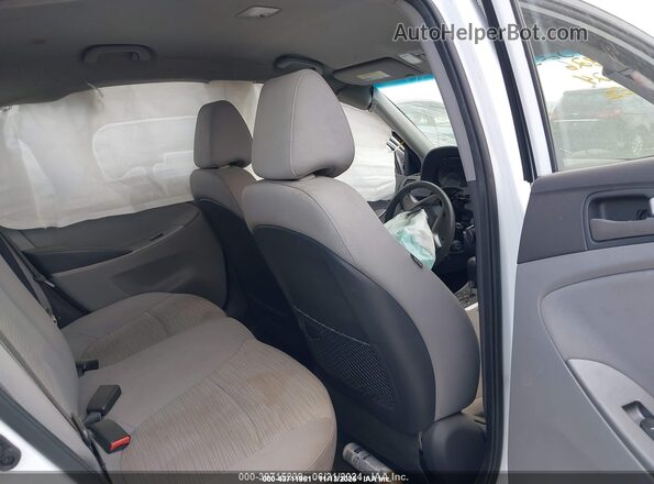 KMHCT4AE5HU199035 2017 HYUNDAI ACCENT White VIN კოდის სტიკერის ხედი