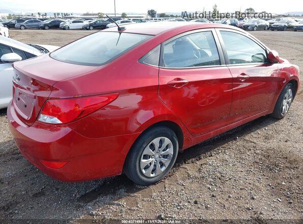 KMHCT4AE6HU356135 2017 HYUNDAI ACCENT Red 