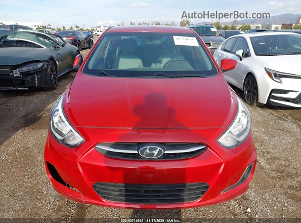 KMHCT4AE6HU356135 2017 HYUNDAI ACCENT Red 