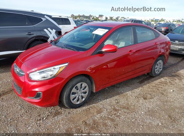 KMHCT4AE6HU356135 2017 HYUNDAI ACCENT Red 