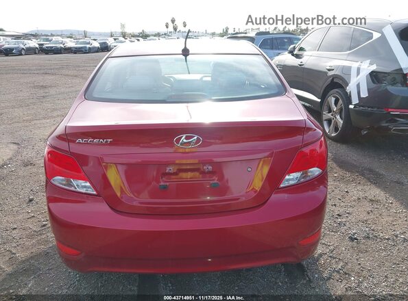 KMHCT4AE6HU356135 2017 HYUNDAI ACCENT Red 