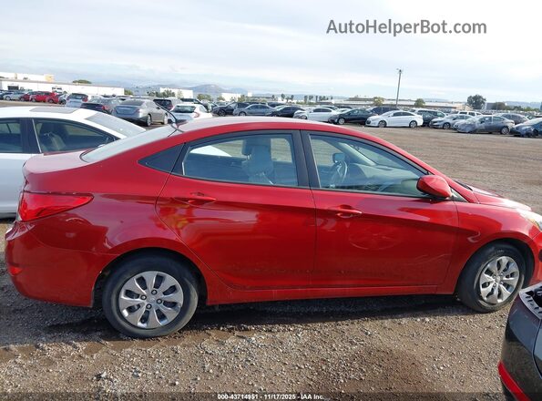 KMHCT4AE6HU356135 2017 HYUNDAI ACCENT Red 