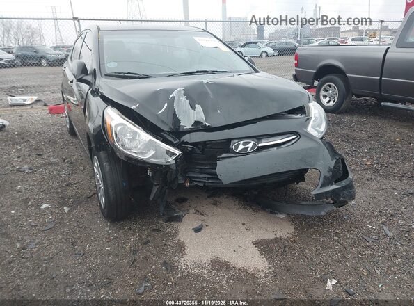 KMHCT4AEXHU339452 2017 HYUNDAI ACCENT Black Vista frontal