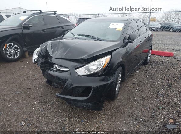 KMHCT4AEXHU339452 2017 HYUNDAI ACCENT Black Vista tres cuartos delantera izquierda