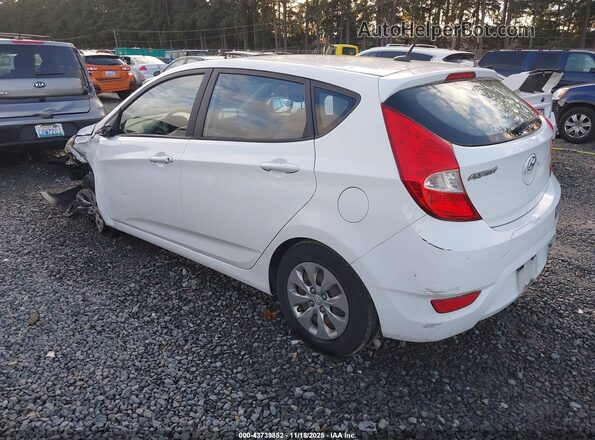 KMHCT5AE9GU260097 2016 HYUNDAI ACCENT White Tył lewy
