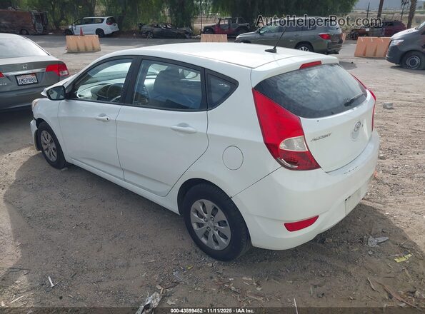 KMHCT5AEXGU246032 2016 HYUNDAI ACCENT Белый Задняя левая четверть