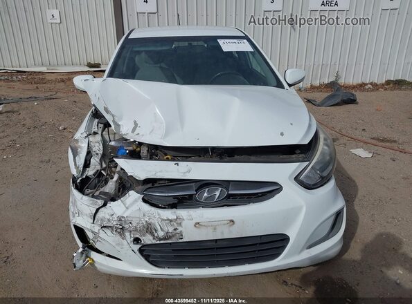KMHCT5AEXGU246032 2016 HYUNDAI ACCENT Белый Вид щитка приборов