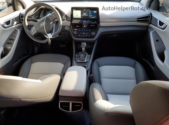 KMHCX5LD8LU227613 2020 HYUNDAI IONIQ Черный Вид панели приборов