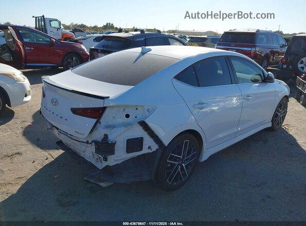 KMHD04LB0LU989402 2020 HYUNDAI ELANTRA White Задня права чверть