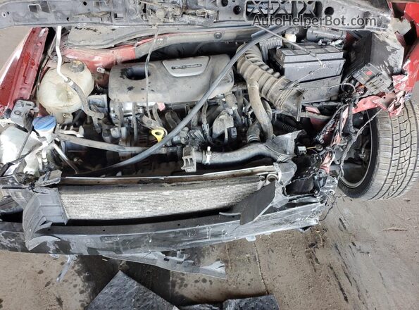 KMHD04LB5JU609063 2018 HYUNDAI ELANTRA Бордовый Вид задней части салона